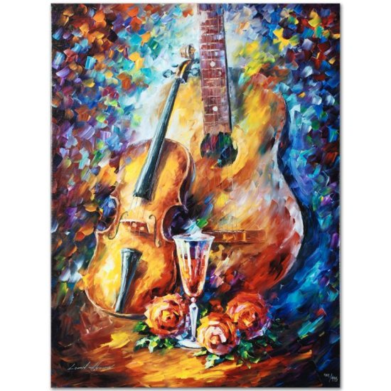 レオニード・アフレモフ 『Serenade』 ジークレー 本物証明書付き Leonid Afremov Giclee