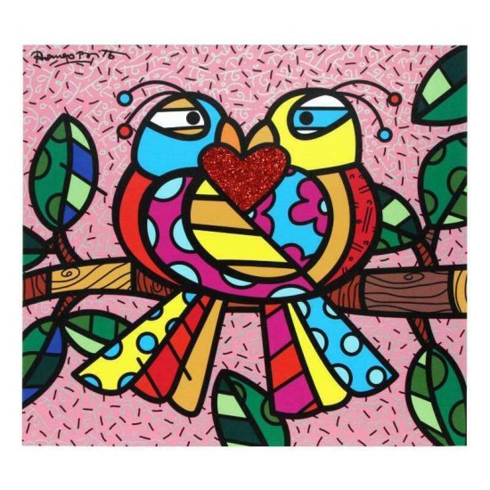 セール】ロメロ・ブリット 『Love Birds (Pink)』 限定版ミクスド 