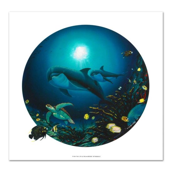 ワイランド 『Undersea Life』 ジークレー 本物証明書付き Wyland Giclee