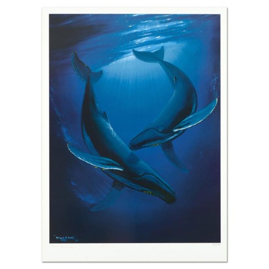 ワイランド 『Song of the Deep』 リトグラフ 本物証明書付き Wyland LITHOGRAPH