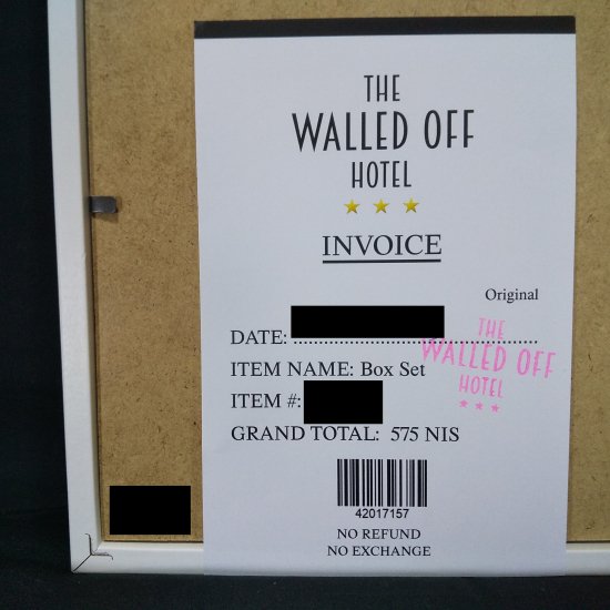 バンクシー THE WALLED OFF HOTEL BOX SET 販売証明有り 完売品 Banksy