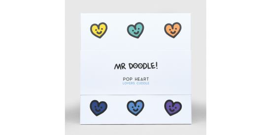 ミスター・ドゥードゥル 『Pop Heart - Lovers Cuddle.』 限定300 本物証明書付 シルクスクリーン Mr Doodle サム・コックス