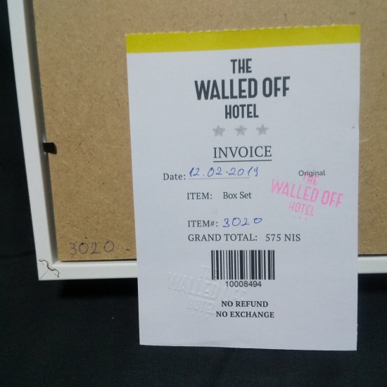 バンクシー THE WALLED OFF HOTEL BOX SET 販売証明有り 小傷 完売品 Banksy dismaland レシート