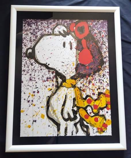 ラストチャンス】トム・エバハート 『TO REMEMBER 2/13, 2000』 限定版リトグラフ 直筆サイン ピーナッツ スヌーピー  Everhart Snoopy Peanuts