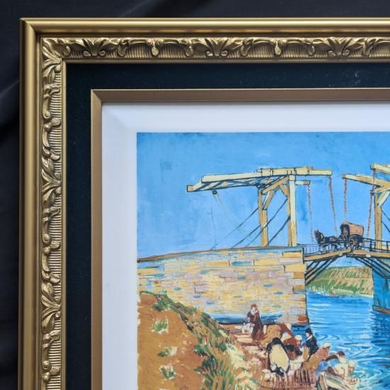 ロイヤルコペンハーゲン ゴッホ アルルの跳ね橋 陶板画 177/180
