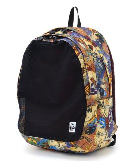 Recycle Front Mesh Day Pack  (Euphoric Beetle)