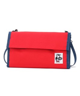 Recycle Bellow Pocketbook Case  (Red)