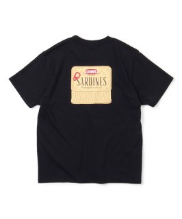 CHUMS Sardines T-Shirt (Black)  (Black)