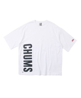 Oversize Big CHUMS T-Shirt  (White)  (White)