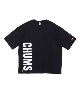 Oversize Big CHUMS T-Shirt  (Black)  (Black)