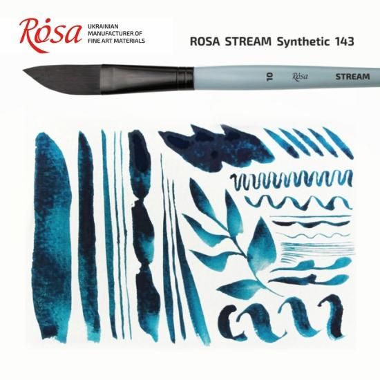 ROSA ローサ 絵筆 ダガー 薙刀型 画筆 StreamSynthetic143 10号