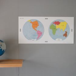 世界地図(こちらは世界地図のみ1枚販売です)の商品画像