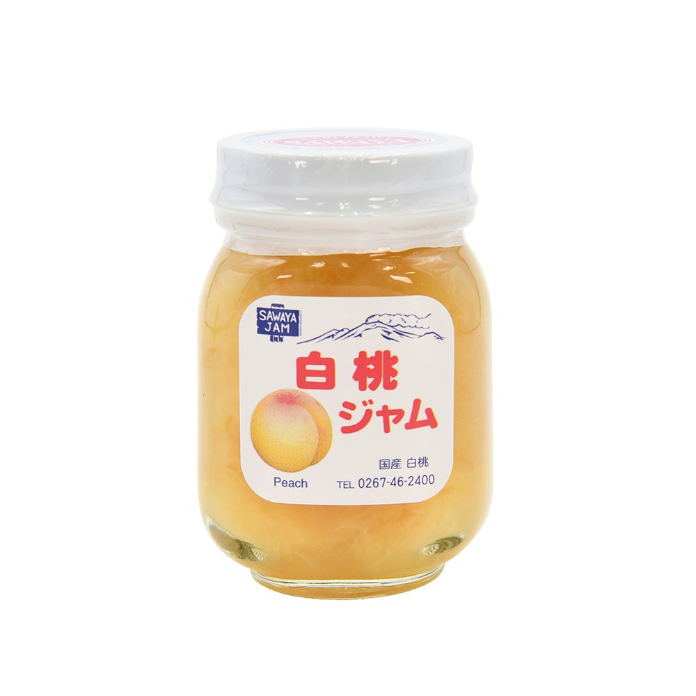 白桃ジャムＳ（125g） | 甘く完熟した白桃のジャム - 沢屋 公式