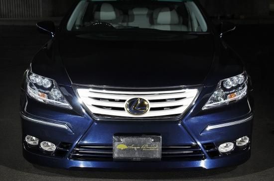 レクサス LS460 LS600h 後期 フロント グリル 純正 レクサス LS460 LS600h H24.10〜 後期 スピンドル グリル メッキ