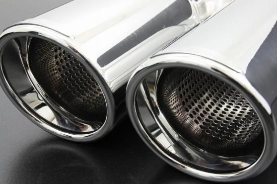 30系IS300h MC前 TRDエアロ専用 ドザーナ90Φ 4本出し 平型