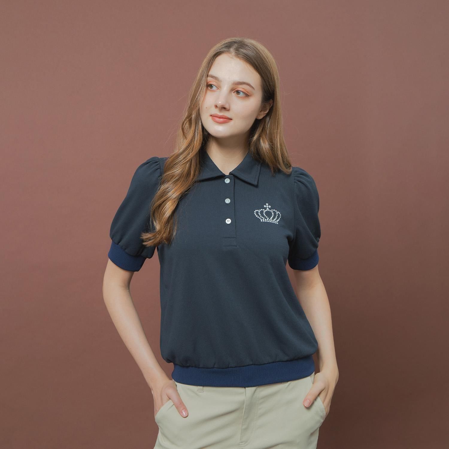 スウェットポロシャツ