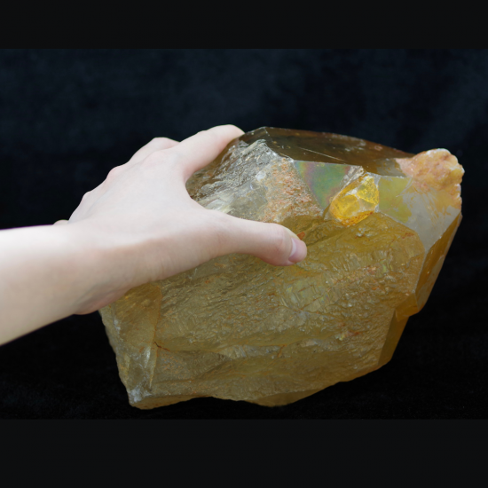 パキスタン産 ゴールデンヒーラー ポイント 天然水晶原石 重量