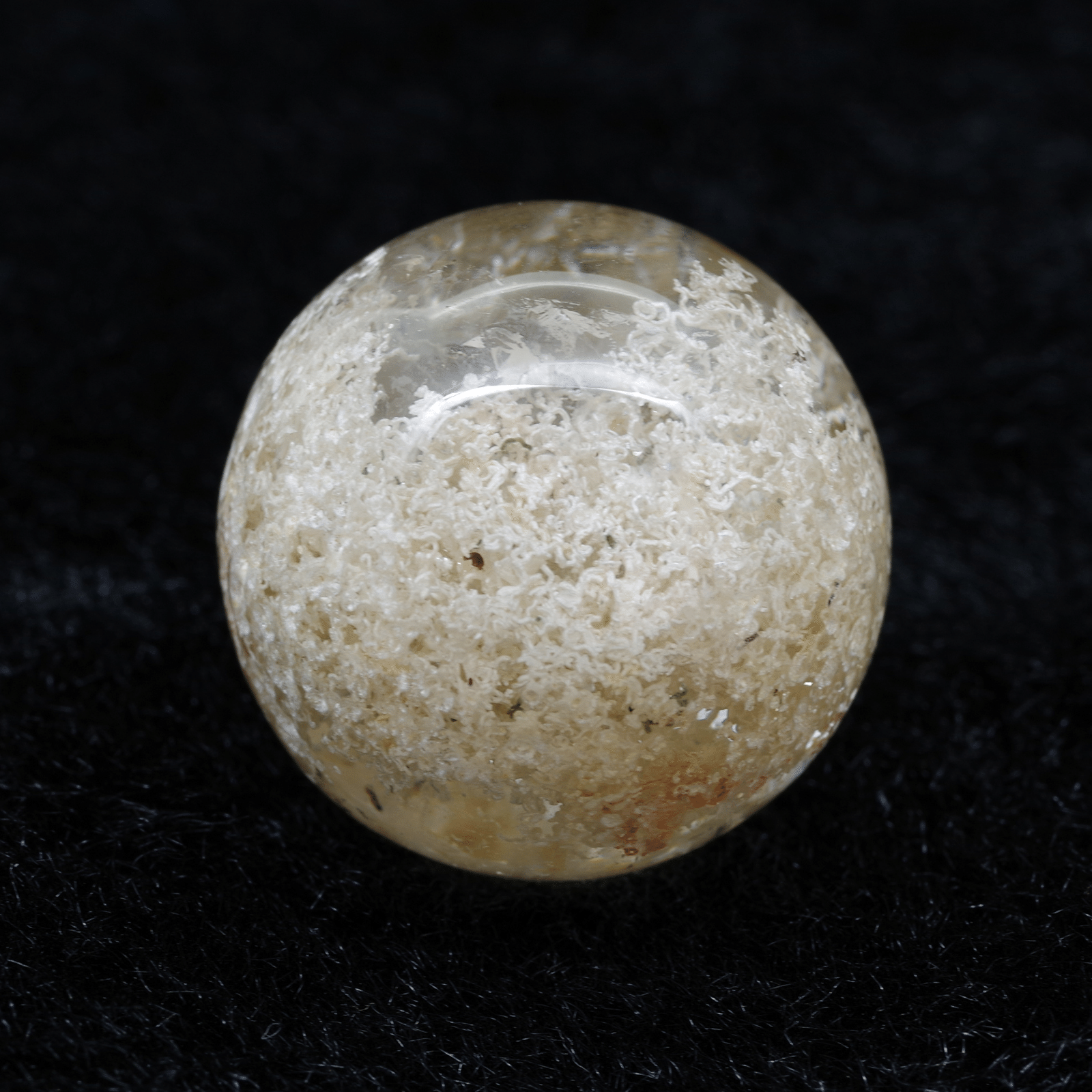 ホワイトガーデンクォーツ スフィア No.1 - ハイグレード天然石 