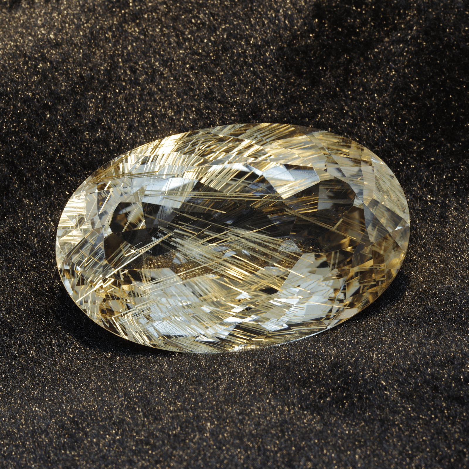 ルチルクォーツ ルース 426.5ct - ハイグレード天然石・ジュエリー 