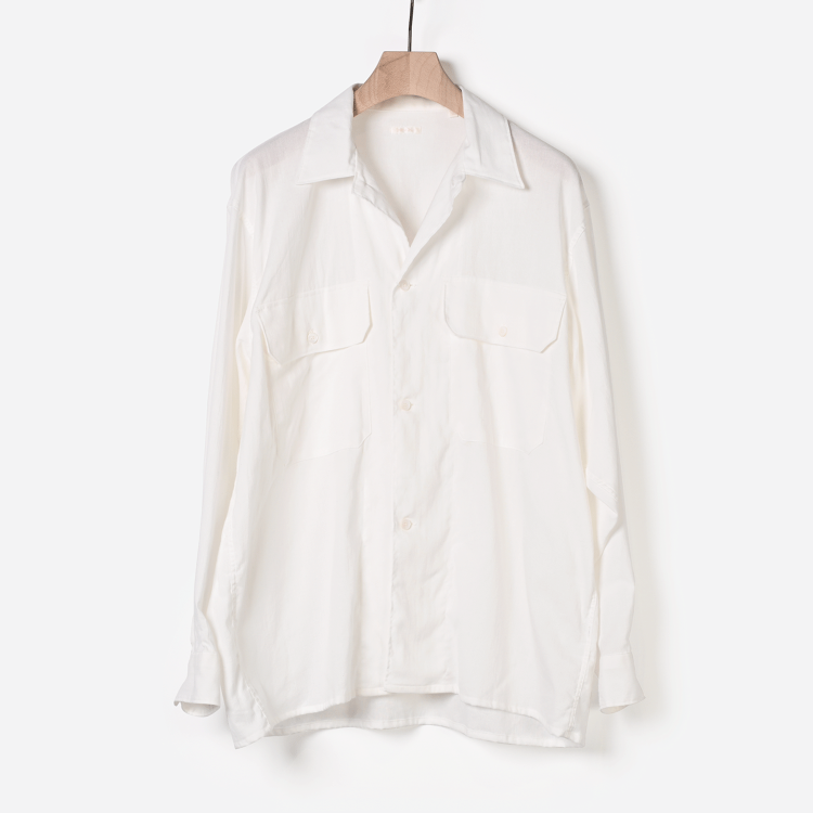 空紡オックス C.P.Oシャツ（white）