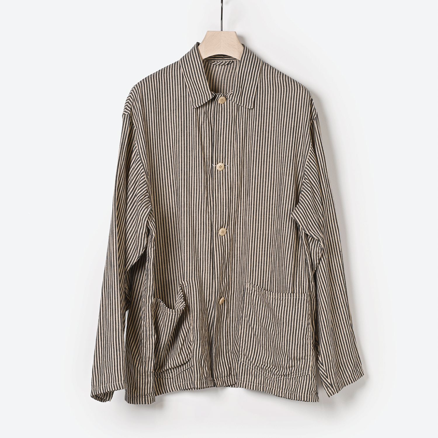 COMOLI | ストライプワークジャケット（stripe）- BARD