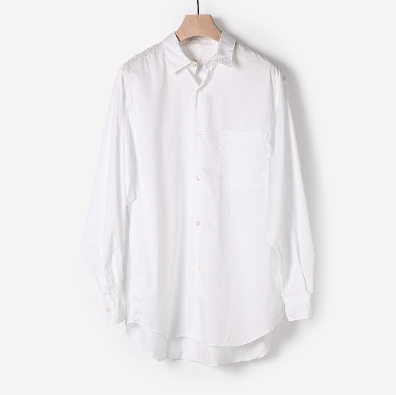 COMOLI | ツイルコモリシャツ（white）- BARD