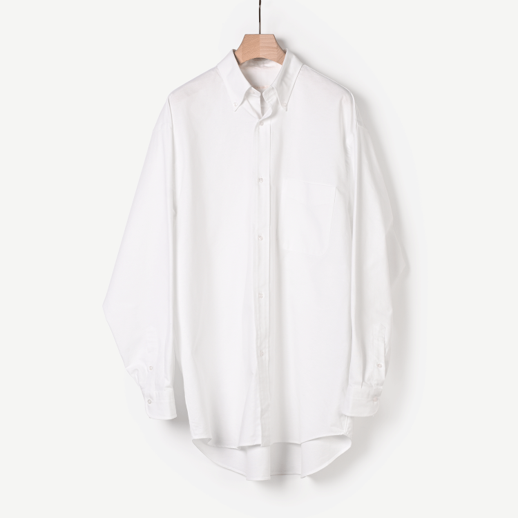 オックスBDシャツ（white）
