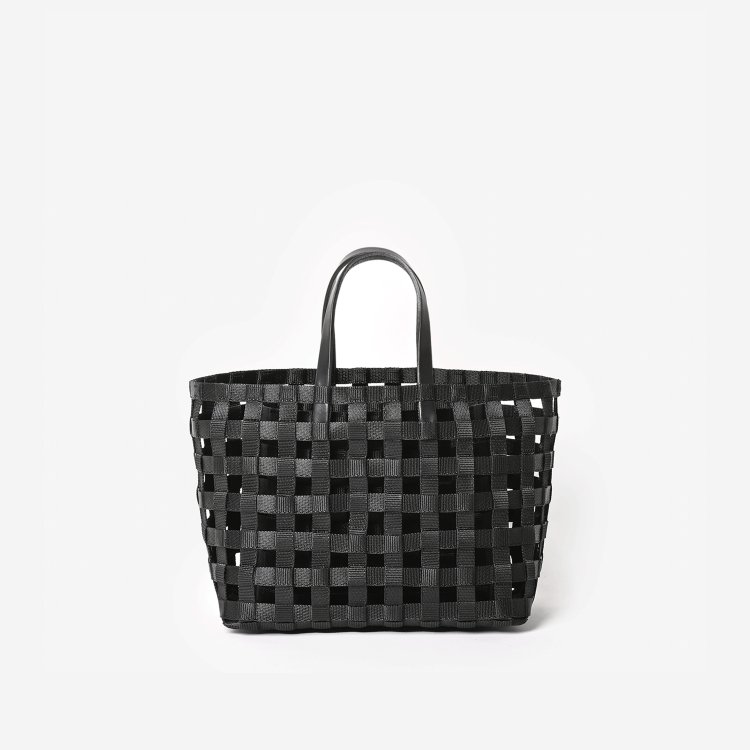 HA07 TOTE M - DOUBLEblack