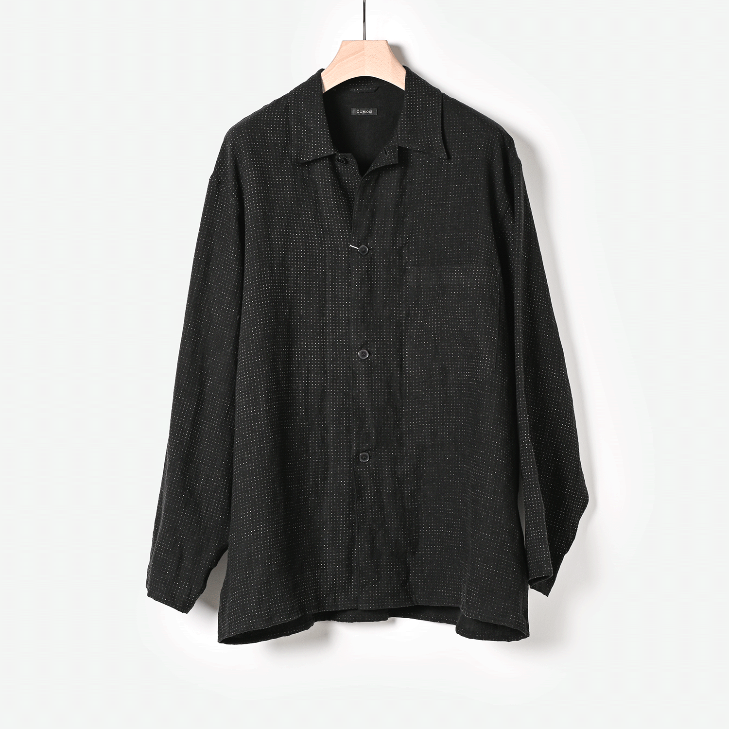 新品】COMOLI 23SS リネンドットシャツジャケット サイズ2-