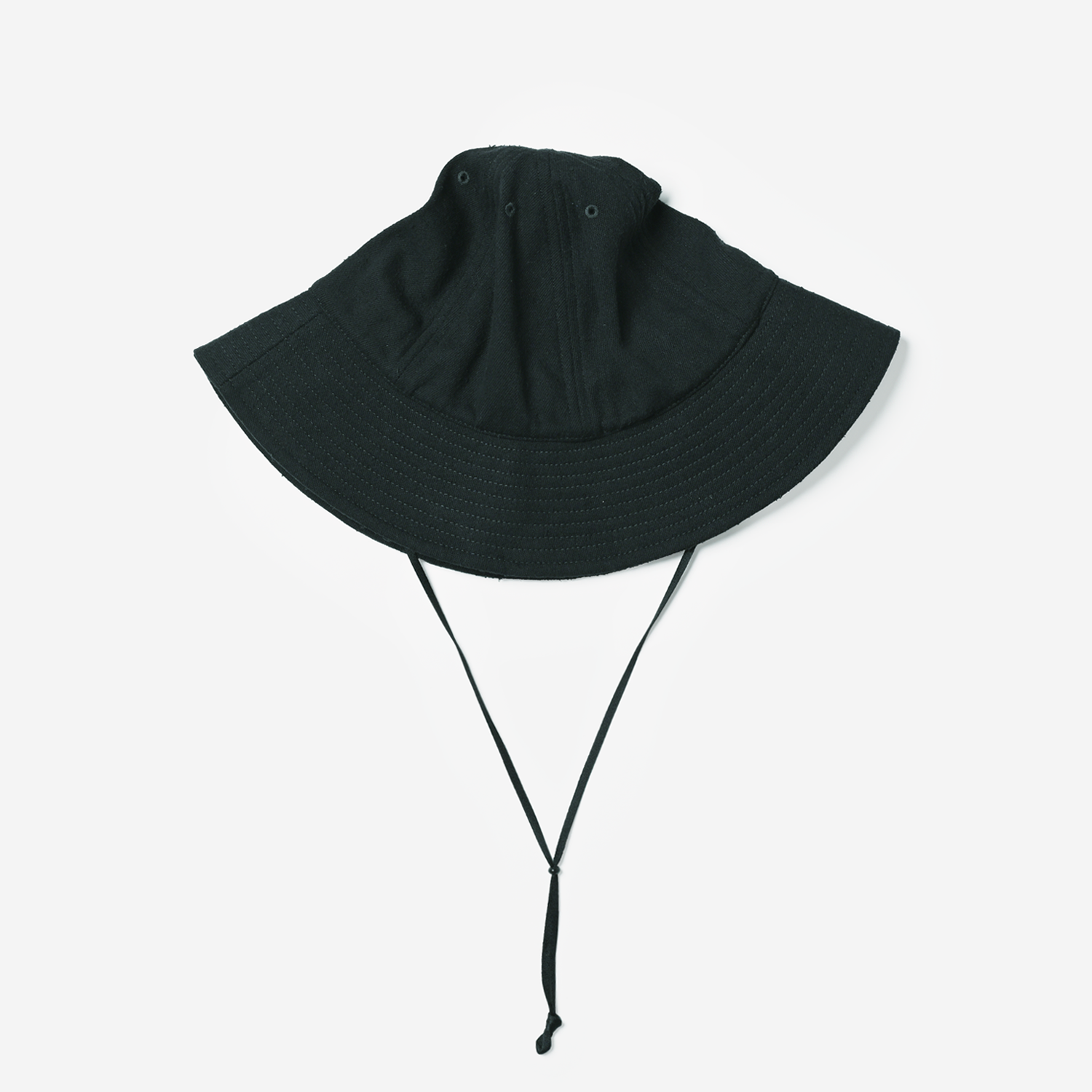 COMOLI 23SS silk nape hat black コモリ シルクネップハット ブラック 