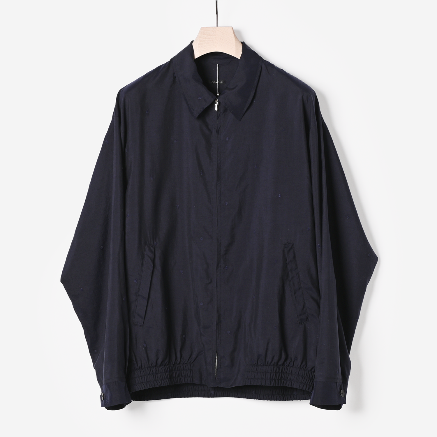 COMOLI | シルクステッチ*スイングトップ（navy）- BARD