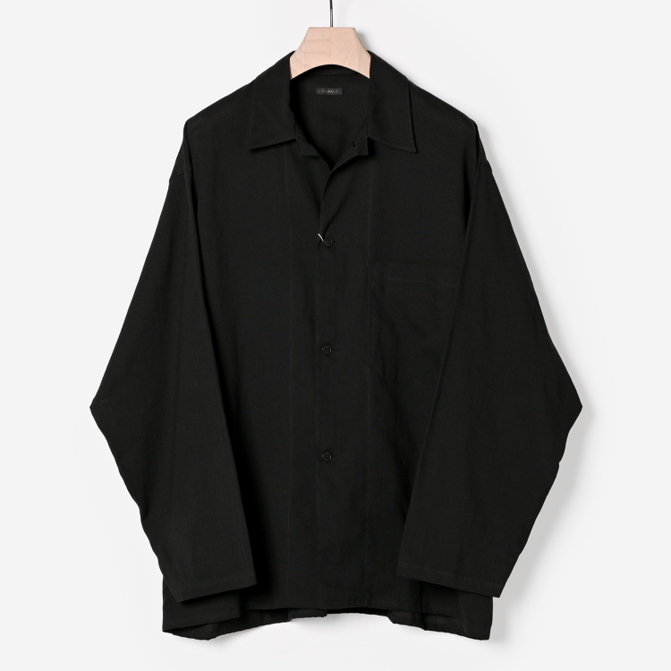 空紡オックスシャツジャケット（black）
