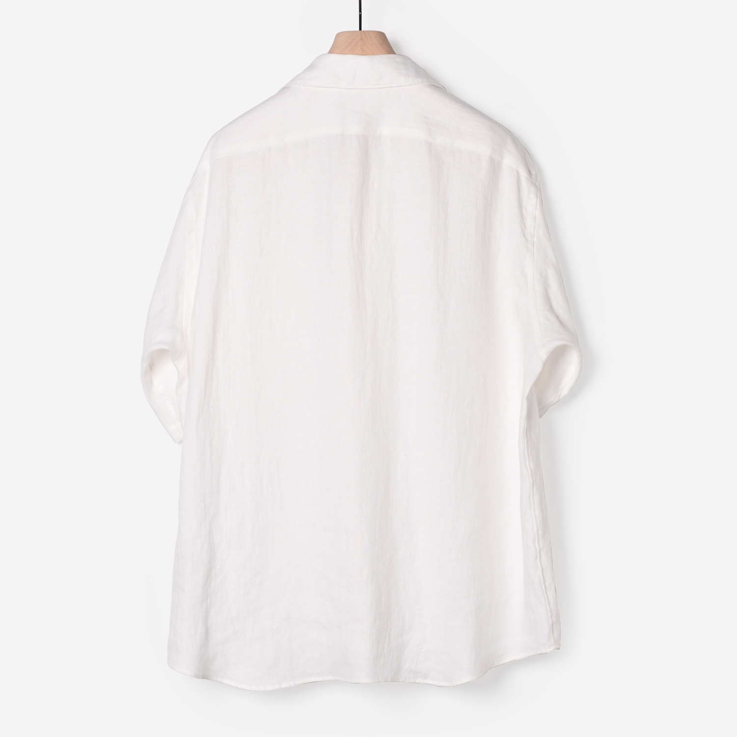 COMOLI | カナパスキッパー半袖シャツ（white）- BARD