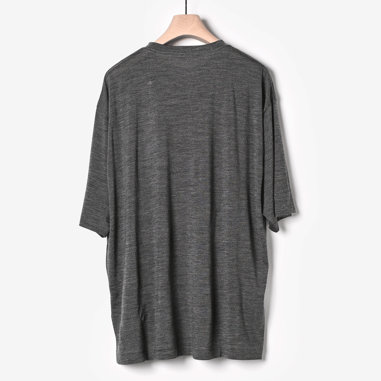 COMOLI | サマーウール天竺Tシャツ（gray）- BARD