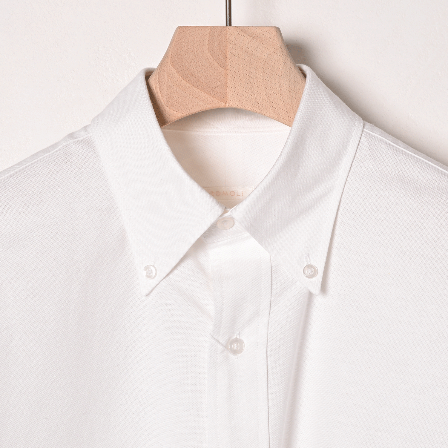 COMOLI | オックスBDシャツ（white）- BARD