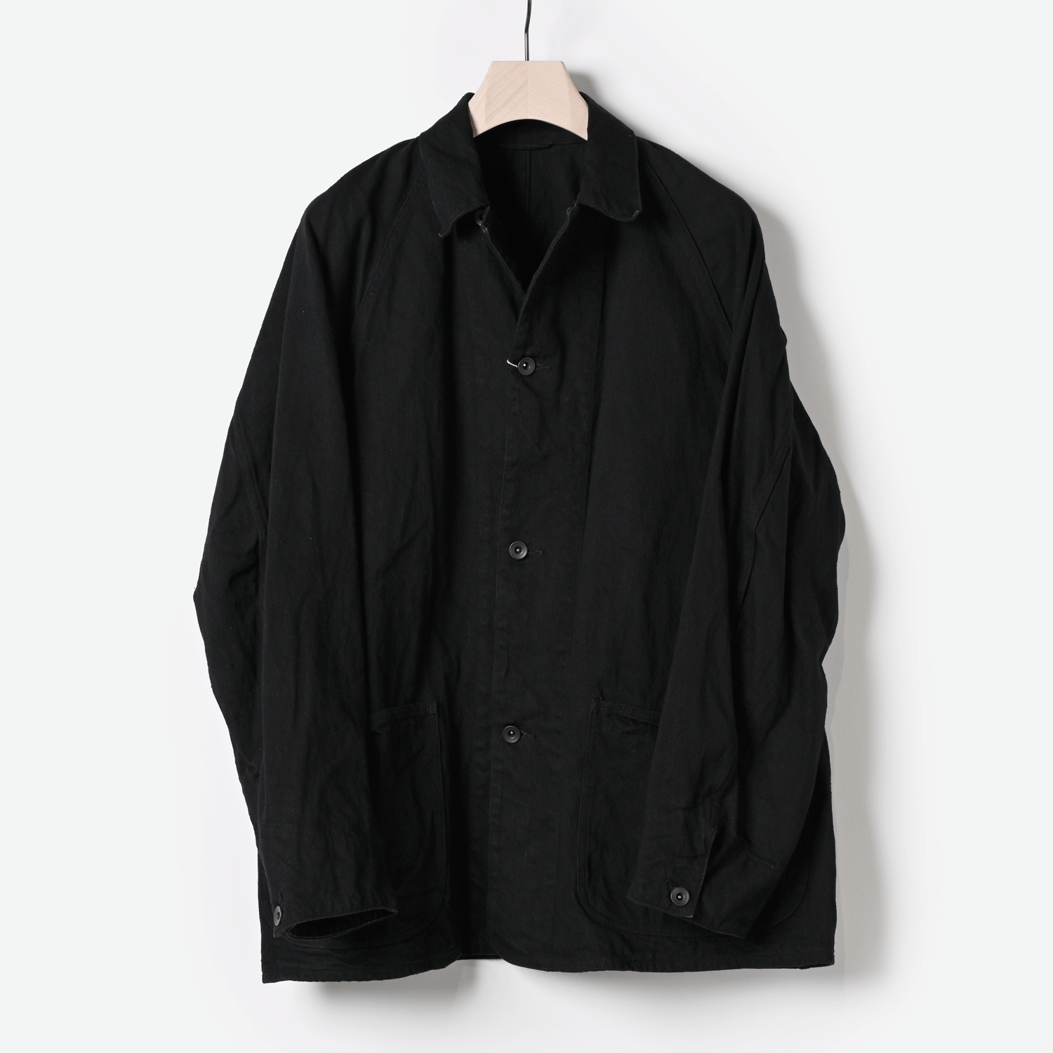 COMOLI | デニムワークジャケット（black）- BARD