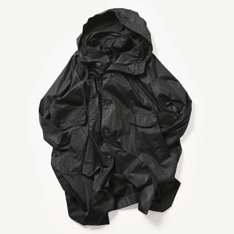 ANVERS PARKA - LACQEDblack