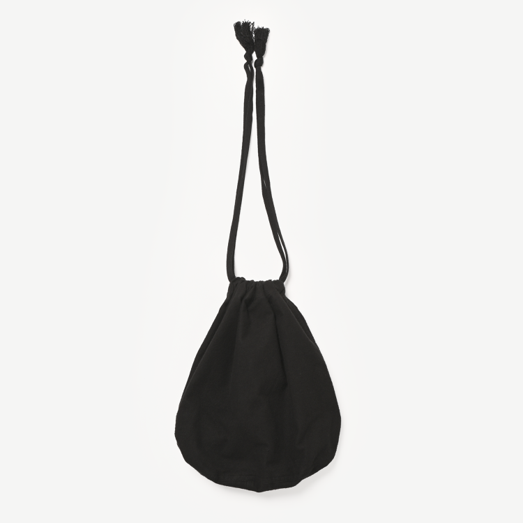 コットンネルポーチ(black)