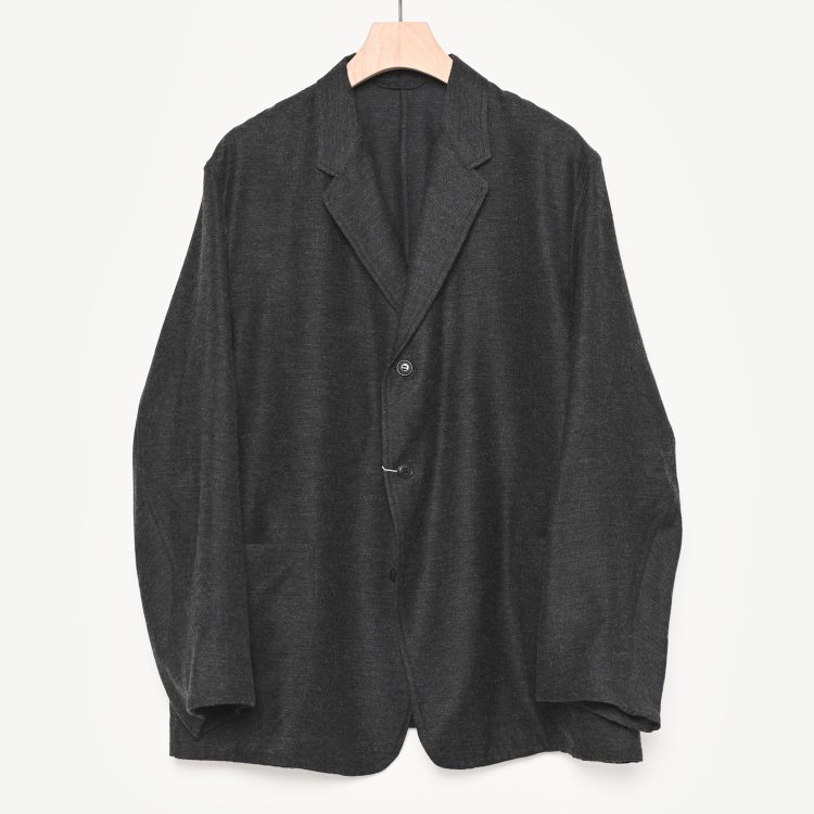 カシミヤシルクジャケット(charcoal)