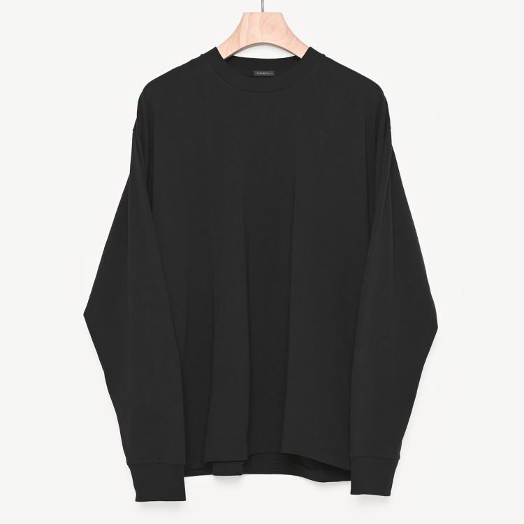 コットンジャージ長袖Tシャツ(black)