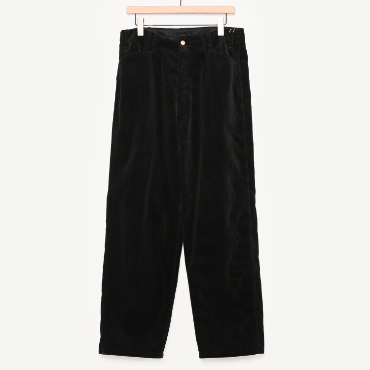 コーデュロイワークパンツ(black)