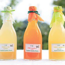 【イングリッシュガーデンハウス】ヤマ賢・手搾り自家製ジュース3本セット