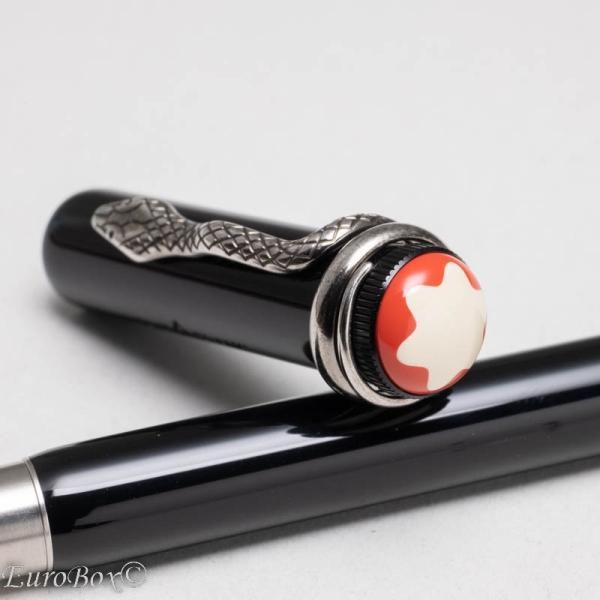 大きな取引 MONTBLANC Rouge et noir ボールペンとペンケース - 文房具