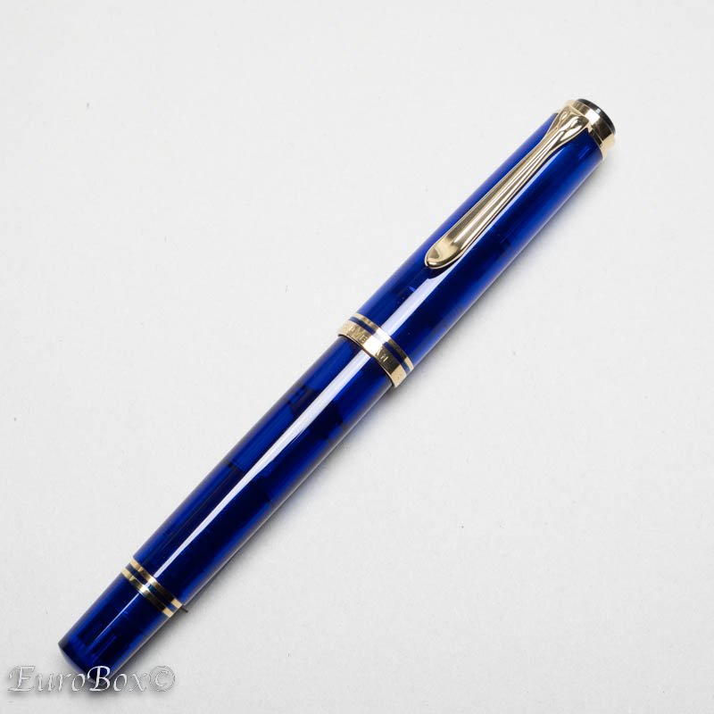 ペリカン スーベレーン M600 マリーンブルー Pelikan Souverän M600 Marine Blue - ユーロボックス - Euro  Box