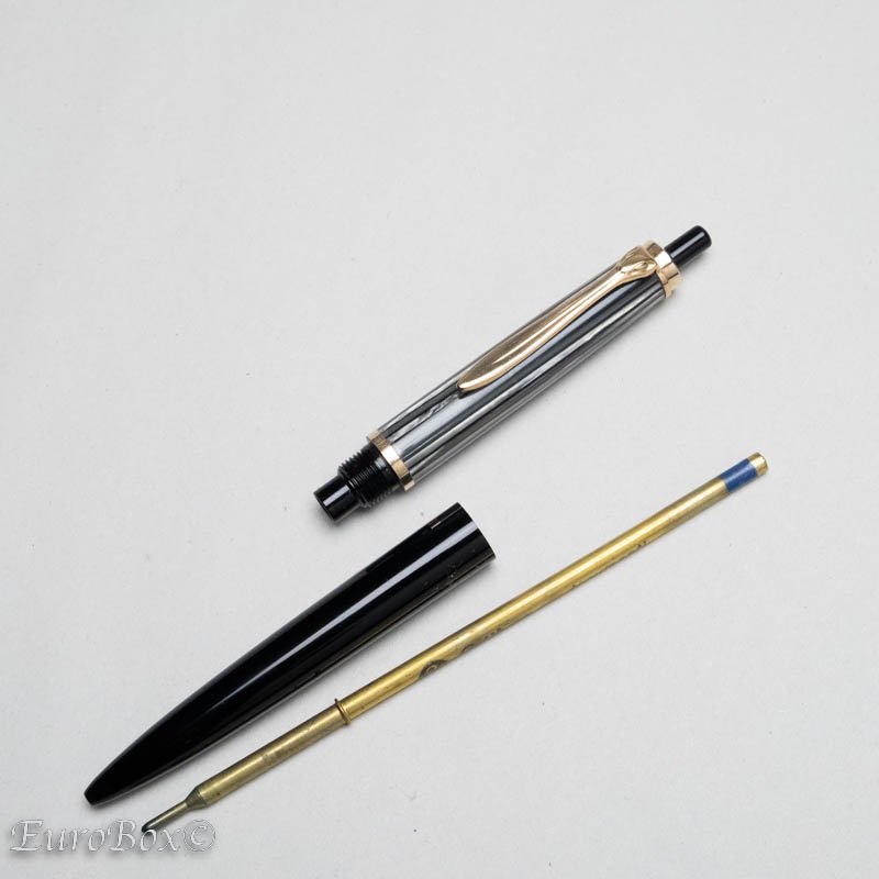 ペリカン 万年筆 400NN/ボールペン455 グレーストライプ Pelikan 400NN ...