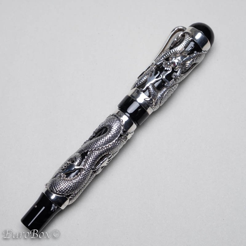 Montegrappa 限定万年筆 The Dragon 1995 Silver - 筆記具