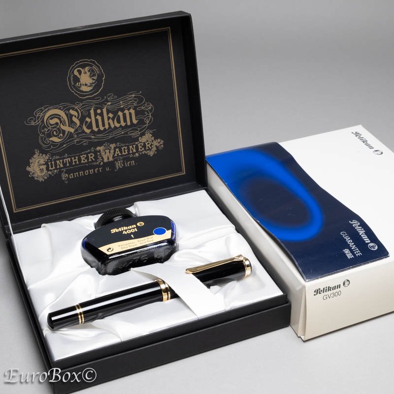 ペリカン 万年筆 スーべレーン M1000 ブラック Pelikan Souveran M1000 Black - ユーロボックス - Euro Box