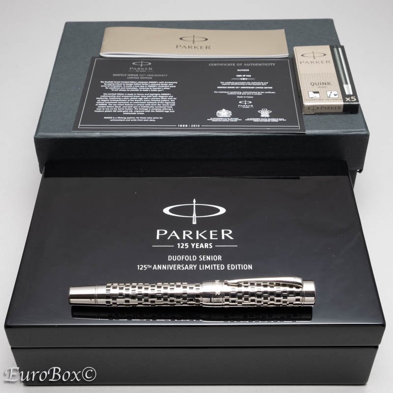 パーカー 万年筆 創業125周年 デュオフォールド シニア センテニアル PARKER 125th Anniversary Duofold  Senior Centennial - ユーロボックス - Euro Box