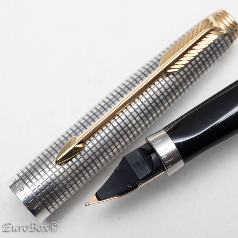 パーカー 万年筆/ボールペン 75 シズレ シルバー PARKER 75 Cisele Sterling Silver  Pen/Ballpoint(set of 2) - ユーロボックス - Euro Box