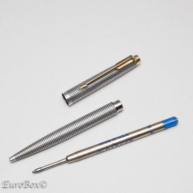 パーカー 万年筆/ボールペン 75 シズレ シルバー PARKER 75 Cisele Sterling Silver  Pen/Ballpoint(set of 2) - ユーロボックス - Euro Box